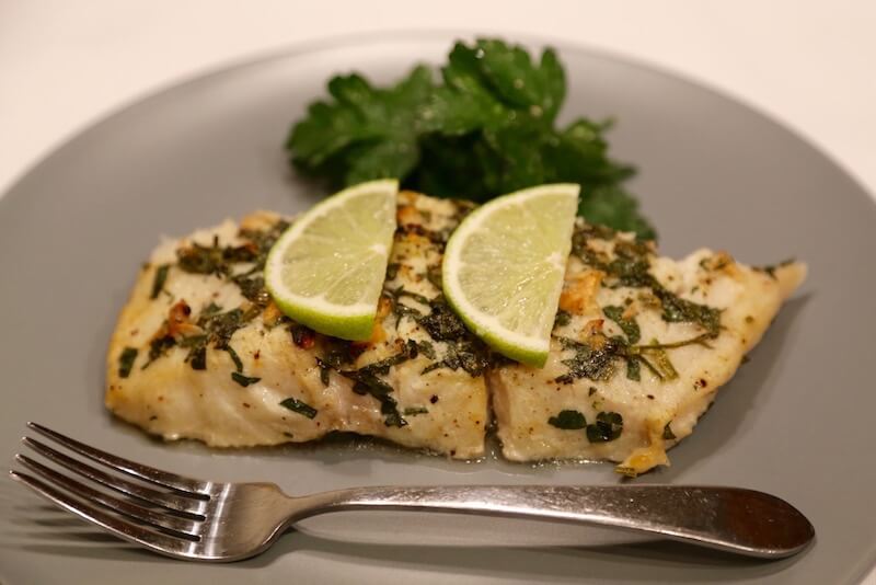Corvina fish in lime marinade is perfect for weight loss